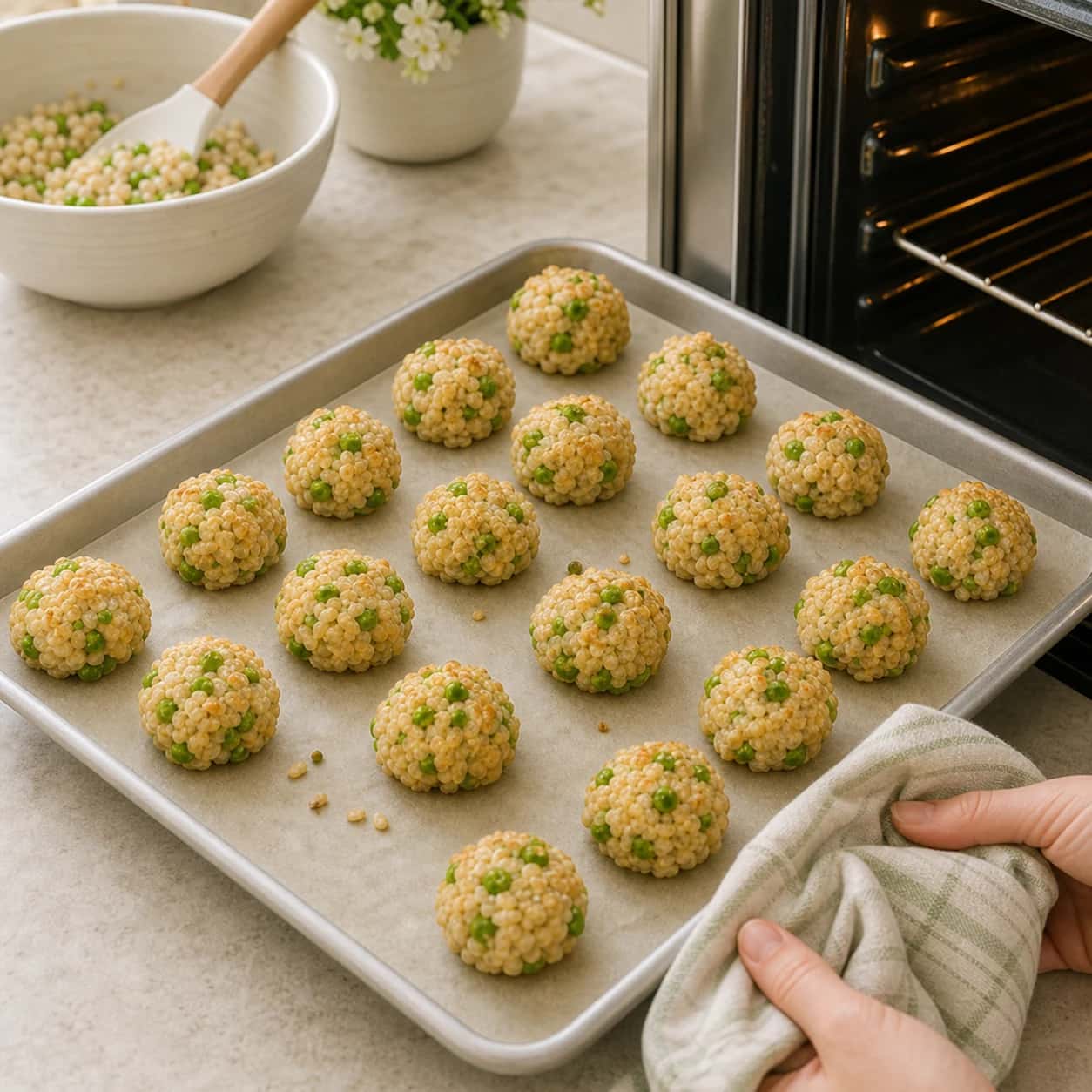 Step 5: Bake for 10 to 14 minutes, until the egg is fully cooked and the bites feel firm. Cool completely before serving.