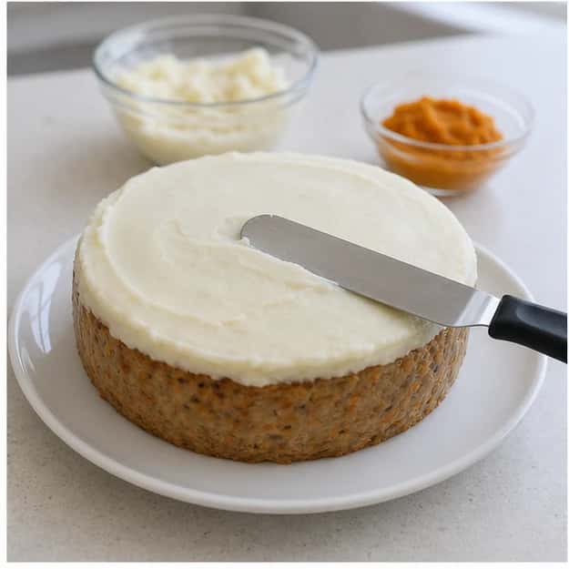 Step 3: Cool completely. Whip the potato with warm water only until spreadable, then apply a thin coat.